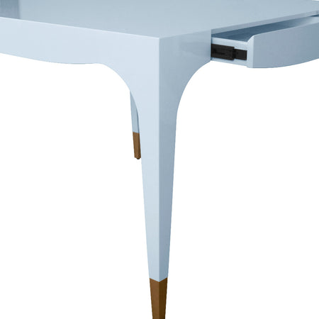 Langley Light Blue Game Table corner details