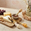 Las Brisas Shell Spreaders styled with cheese board