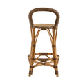 Laurent Rattan Counter Stool - back view