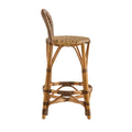 Laurent Rattan Counter Stool - side view