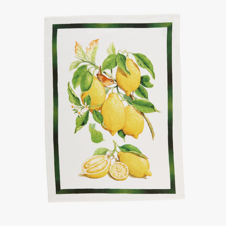 Lemon Bouquet Tea Towel