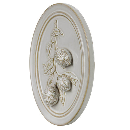 Lemon Ceramic Wall Art side view