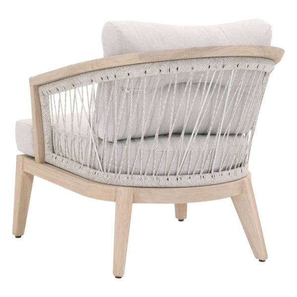 Lido Outdoor Club Chair Woven Rope Back