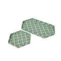 Lilac and Spring Green Hexagon Vanity Tray Set