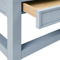 Litchfield Light Blue Matte Lacquer Coffee Table - drawer detail