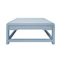Litchfield Light Blue Matte Lacquer Coffee Table