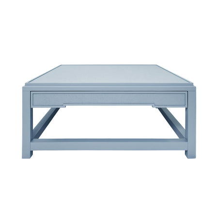 Litchfield Light Blue Matte Lacquer Coffee Table