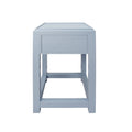 Litchfield Light Blue Matte Lacquer Side Table back view