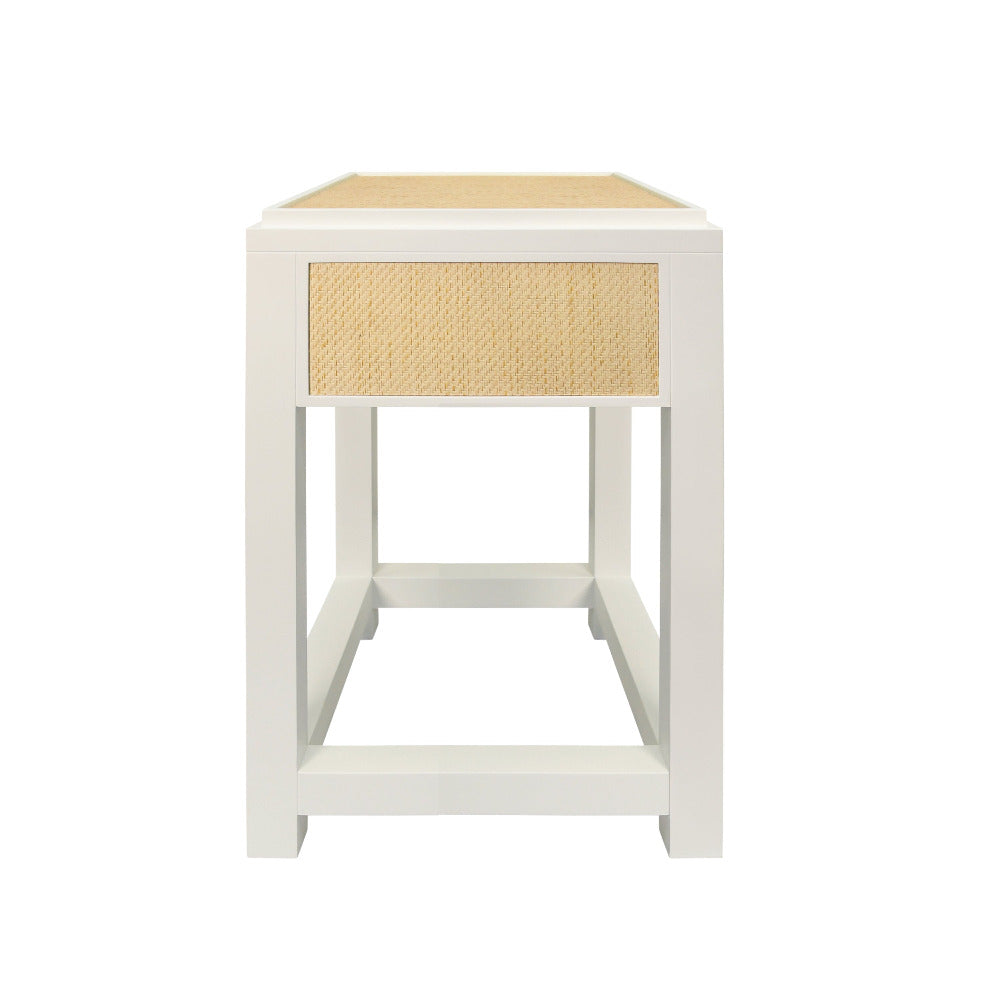 Litchfield Natural Side Table - back view