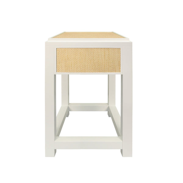 Litchfield Natural Side Table - back view