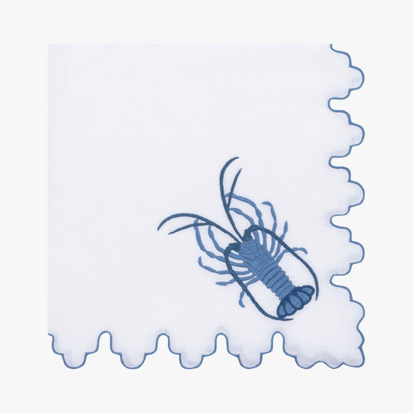 Lobster Embroidered Napkins