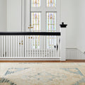 Lodi Rug styled in stair landing