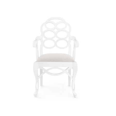 Loop Arm Chair - White Lacquer