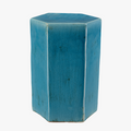 Lorenzo Azure Ceramic Side Table