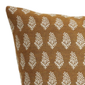 Lucknow Rattan Outdoor Pillow Cover - woven pattern closeup