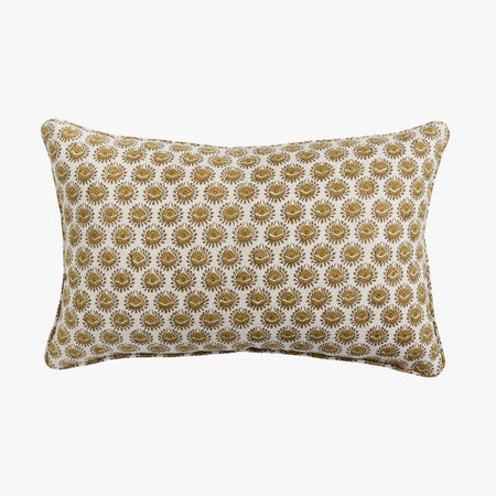 Lyon Saffron Lumbar Pillow Cover