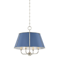 Cambridge French Blue Chandelier - four light - Mark D Sikes Lighting