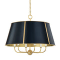 Cambridge Darkest Blue Chandelier - six light large size