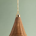 Kensington Rattan Pendant  - Mark D Sikes Lighting