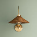 Kensington Rattan Wall Sconce - Mark D Sikes Lighting