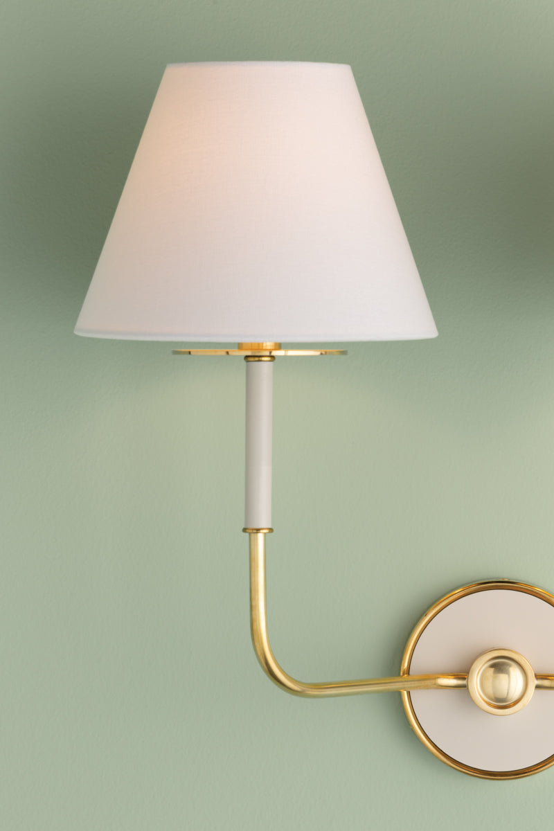 Wedgewood Double Wall Sconce - shade detail