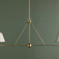 Burghley Off White Linear Chandelier - Mark D Sikes Lighting Collection