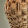 Chatsworth Table Lamp - woven wicker texture closeup