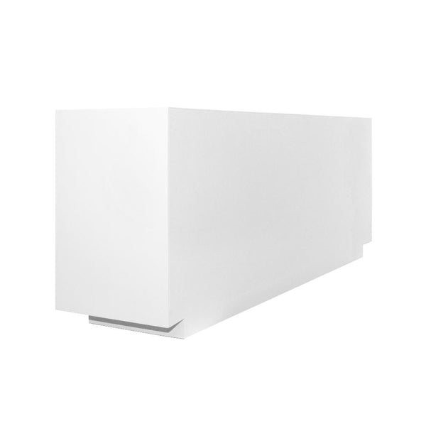 Milan White Cabinet back