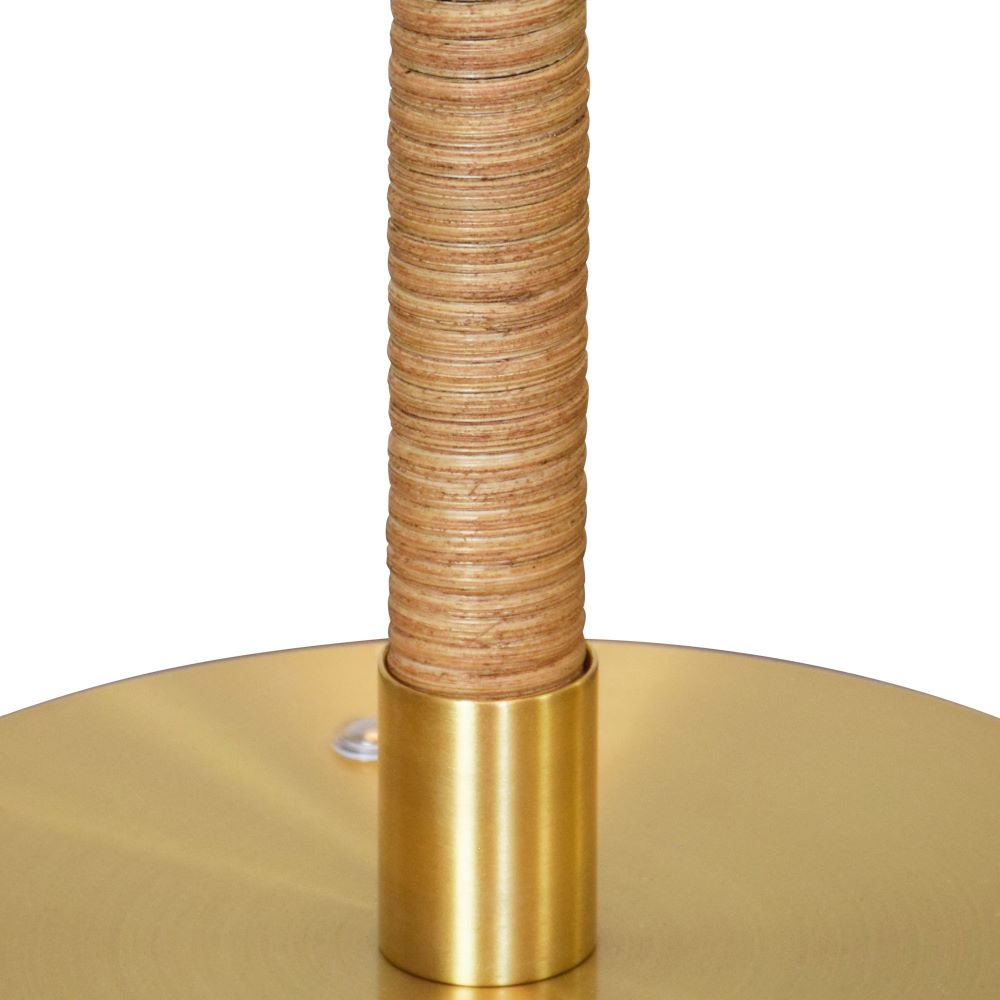 Maison Rechargeable Lamp rattan details
