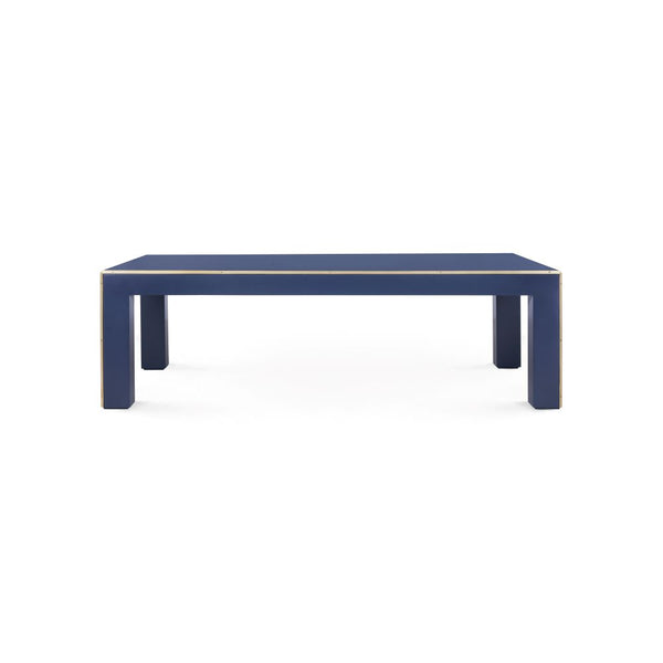 Marin Navy Lacquered Wood Coffee Table