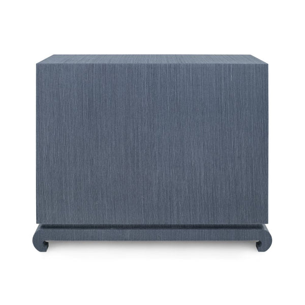 Zen Navy Grasscloth Chest