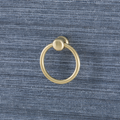 Zen Navy Grasscloth Tall Dresser Brass Hardware