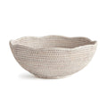 Mandalay Scalloped Edge Bowl - whitewash