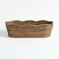 Mandalay Scalloped Edge Oval Basket Cachepot