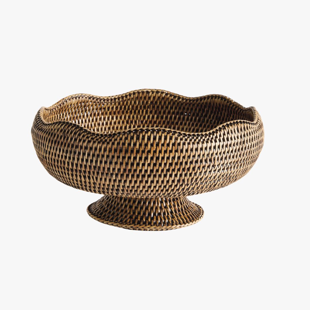 Mandalay Scalloped Footed Bowl by Dear Keaton
