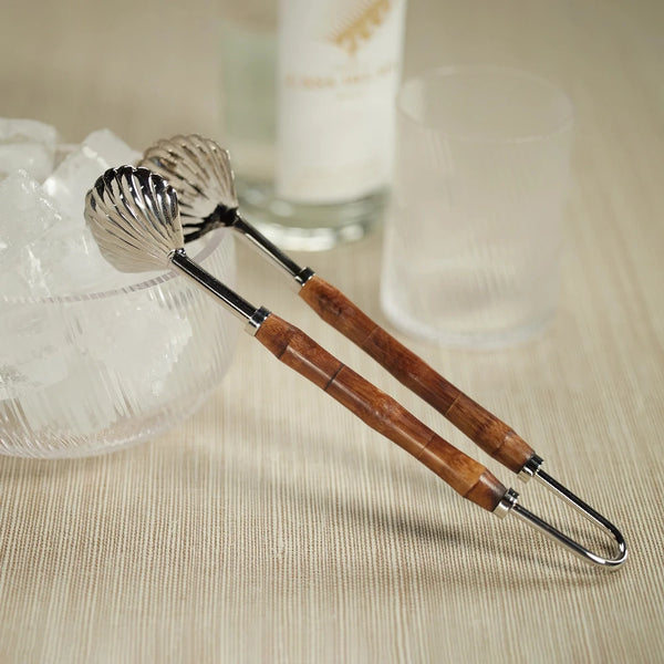 Mangrove Bamboo Handle Ice Tongs