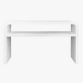 Manry White Linen Console