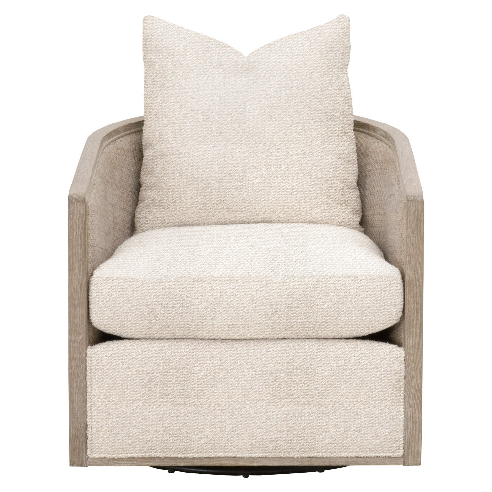 Mansfield Oatmeal Swivel Club Chair from Dear Keaton