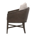 Mansfield Cocoa Dining Chair - dark brown cane side