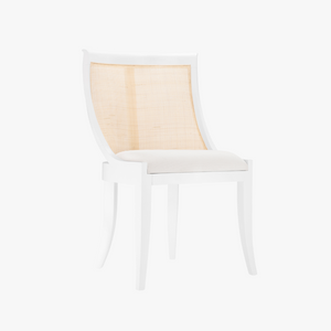 Marais White Arm Chair