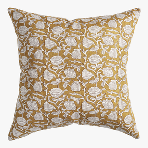 Marbella Saffron Pillow Cover