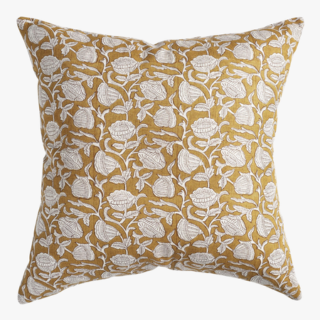 Marbella Saffron Pillow Cover