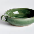 Marcel  Green Ceramic Bowl with handles