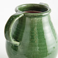 Marcel Green Ceramic Handled Jug closeup