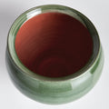 Marcel Green Ceramic Pot interior