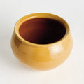 Marcel Yellow Planter Pot interior