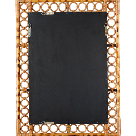 Marche Bamboo Mirror back view