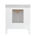 Margate White Vanity Back Cutout