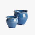 Margot Blue Ruffle Pots
