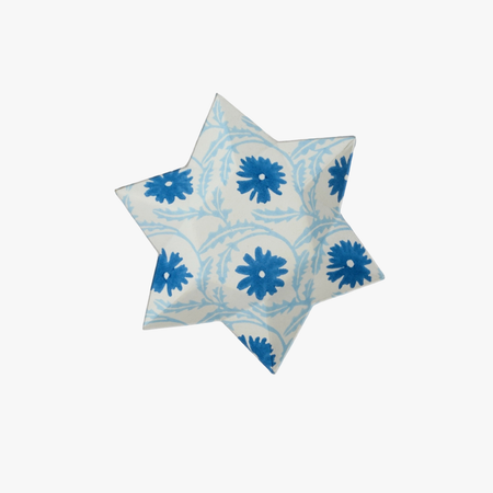 Marguerite Cobalt Star Trinket Bowl